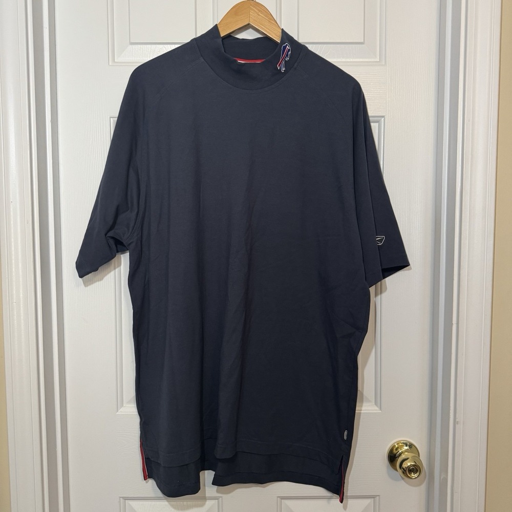 Reebok Buffalo Bills Mock Neck Short Sleeve Shirt Men's‎ Size XL NFL